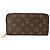 Louis Vuitton Monogram Zippy Wallet M60017