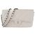 Borsa a spalla con flap Matelassé di Chanel per telefono Bianco