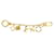 Louis Vuitton Keychain Bag Charm Chain Fleur de Monogram Golden  ref.1952575
