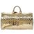 LOUIS VUITTON Monogram Miroir Keepall 55 Borsa Boston Oro LV Auth 104239S D'oro - vista 13
