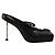 Jacquemus Tacchi in pelle nera