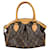 Louis Vuitton Tivoli PM Monogram Handbag Brown Patent leather Cloth  ref.1954286