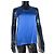 Top Chanel in seta blu notte