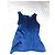 Top Chanel in seta blu notte - vista 13