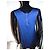 Top Chanel in seta blu notte - vista 4