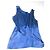 Top Chanel in seta blu notte - vista 7