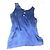 Top Chanel in seta blu notte - vista 9