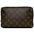 Pochete Monograma Marrom Louis Vuitton Couro envernizado  ref.1954500