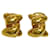 Céline Celine Gold Triomphe Clip Earrings Gold-plated  ref.1954862