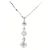 Autre Marque Collana di diamanti 4℃ K18WG oro bianco