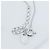 Autre Marque 4℃ Herz-Diamant-Halskette Au750 Weiß - Ansicht 3