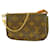 Mini Pochette Acessórios Louis Vuitton Marrom Lona  ref.1955472