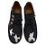 Scarpe Derby Agnès b. Blu Navy Pelle e Tela