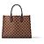 Borsa Louis Vuitton OntheGO MM Damier Ebene Marrone
