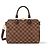 Louis Vuitton LV Speedy bandoliera 25 damier ebano Marrone