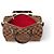 Louis Vuitton LV Speedy bandoliera 25 damier ebano Marrone - vista 2