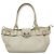 Salvatore Ferragamo Gancini Hand Bag Leather White Silver Auth yk16589 - view 14