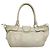 Salvatore Ferragamo Gancini Hand Bag Leather White Silver Auth yk16589 - view 2