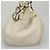 Salvatore Ferragamo Gancini Hand Bag Leather White Silver Auth yk16589 - view 3
