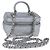 CHANEL Borsa Matelassé in Pelle Caviar 2way Argento CC Auth bs21131