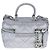 CHANEL Borsa Matelassé in Pelle Caviar 2way Argento CC Auth bs21131 - vista 2