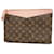 Poche diária Louis Vuitton Marrom Lona  ref.1956449