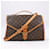 Louis Vuitton Monogram Canvas Beverly Briefcase Brown Leather  ref.1956584