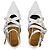 Ballerines Aj926 - Toga Pulla - Cuir - Argent Argenté Métallisé - vue 4