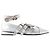 Bailarinas Aj926 - Toga Pulla - Cuero - Plata Metálico