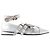 Bailarinas Aj926 - Toga Pulla - Cuero - Plata Metálico