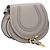Bolsa Chloé Marcie Small Saddle Cinza - vista 2