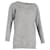 Gestrickter Pullover aus grauer Wolle von Acne Studios  - Ansicht 1