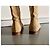 Autre Marque Botas altas de ante beige dorado TURZI - vista 19