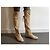 Autre Marque Botas altas de ante beige dorado TURZI - vista 5