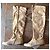 Autre Marque Botas altas de ante beige dorado TURZI - vista 6
