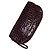 Christian Dior Clutch de charol con estampado de cocodrilo morado Dior Morado oscuro