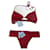 La Perla Bikini Triángulo Rojo Roja