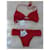 La Perla Bikini Triángulo Rojo Roja - vista 12