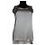 Top de seda Chanel crema Crudo