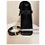 Borsa Saint Laurent Manhattan Croco Nero in Pelle di Agnello - vista 5