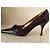 Sapatos de Salto Dolce & Gabbana Marrom Escuro Couro Castanho escuro - vista 2