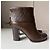 Botines Louis Vuitton de piel marrón Castaño - vista 10