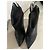 Autre Marque Schwarze Leder Stiefeletten mit Absatz - Ansicht 6