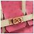 Bolsa Hermès Birkin 25 de avestruz rosa/ivory - vista 8