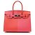 Hermès Sac à main Hermes Birkin 30 Rouge/Rose