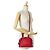 Sac à main Louis Vuitton Alma BB en cuir verni M50565 Rose - vue 10