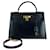 Hermès Hermes Vintage Kelly 32 Black Handbag Leather  ref.1957974