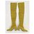 Stivali in suede chartreuse sopra il ginocchio Prada Autunno 2015 Azzurro chiaro Verde Giallo - vista 5