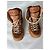 Stivali Gucci Sega flashtrek pelle e camoscio marrone chiaro - vista 2