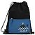 PRADA Backpack Nylon Leather Black Blue Silver Auth 92876 Silvery